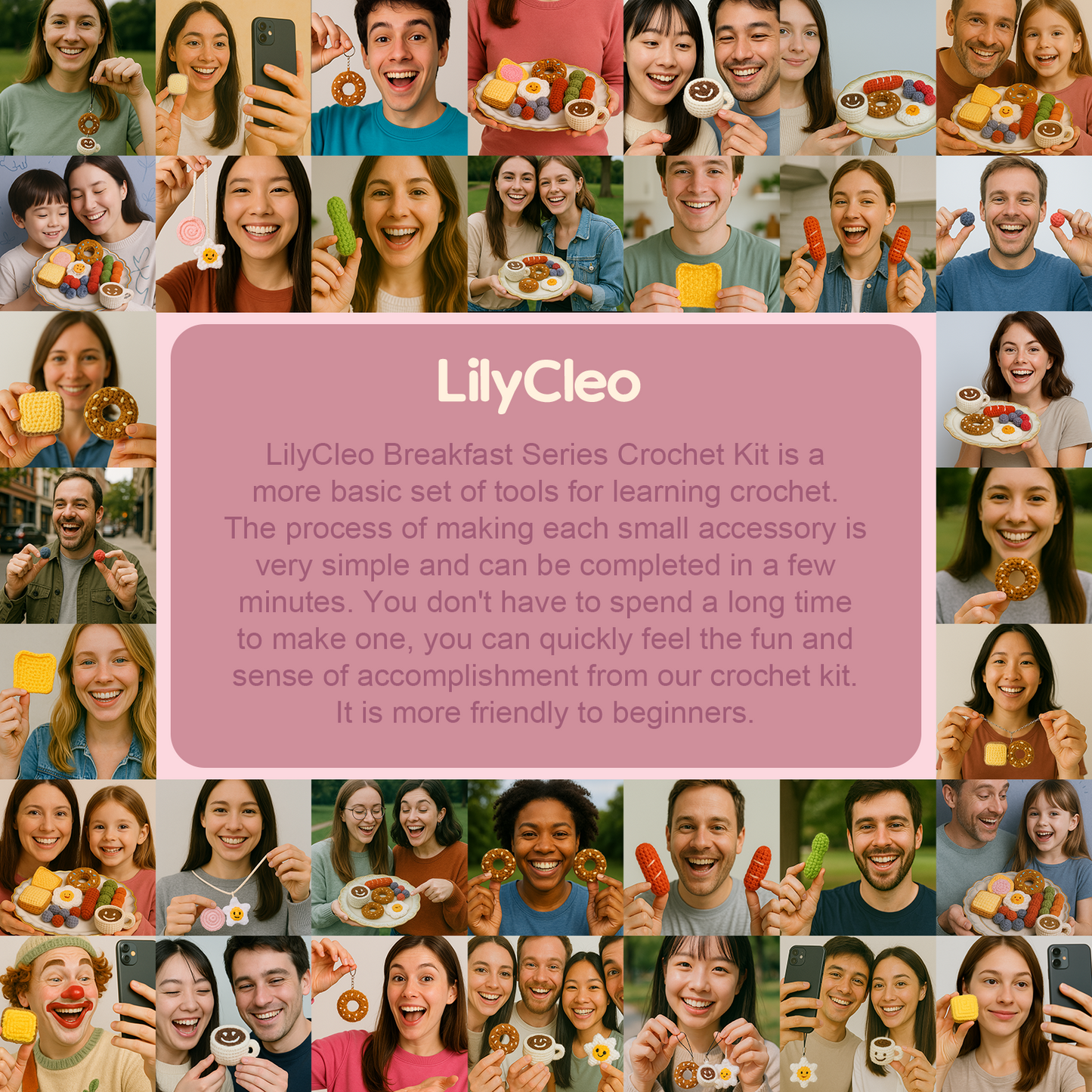 Bagel Party Crochet Kits