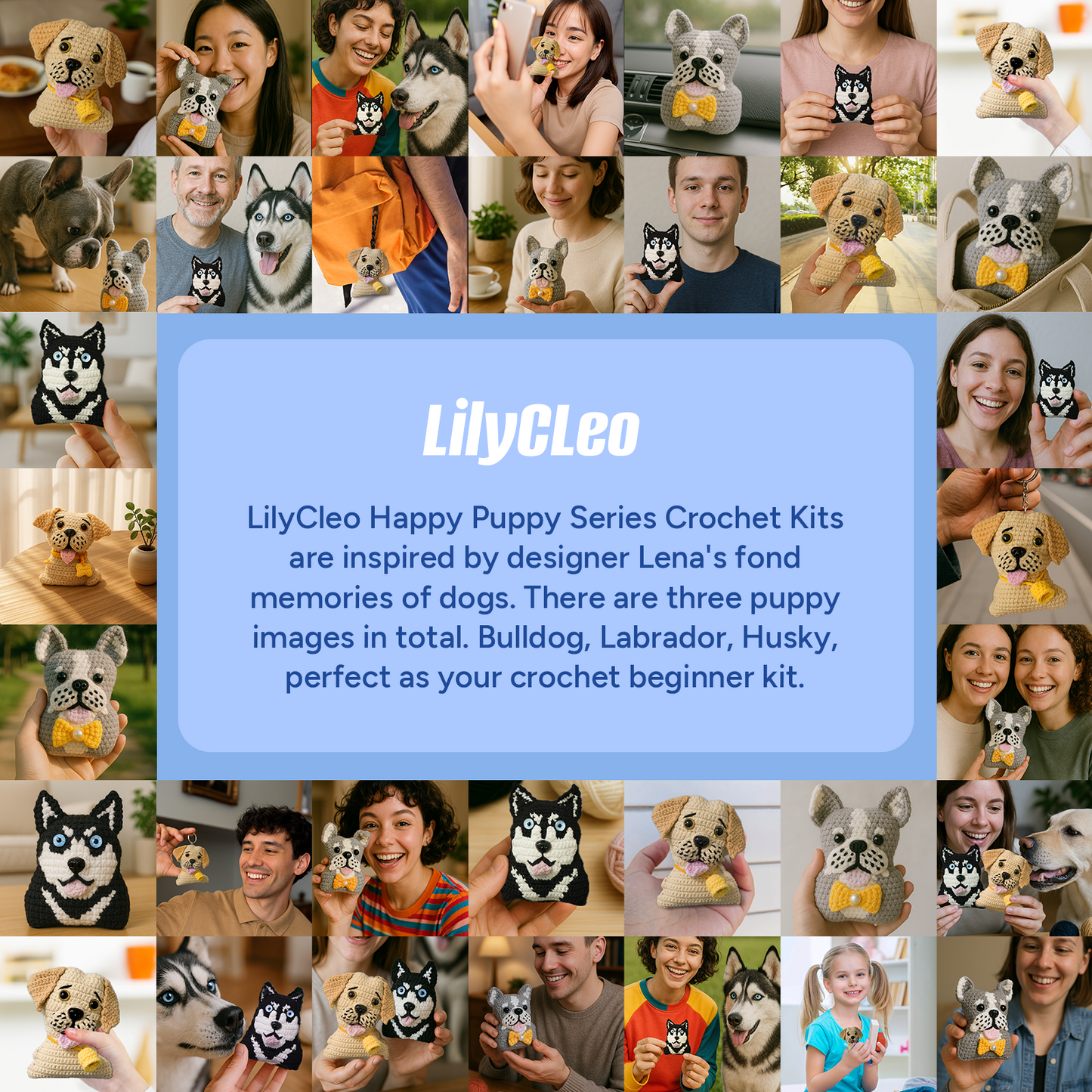 Husky Crochet Pattern & Video