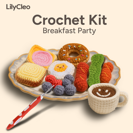Breakfast Party Crochet Kits (Fullset)