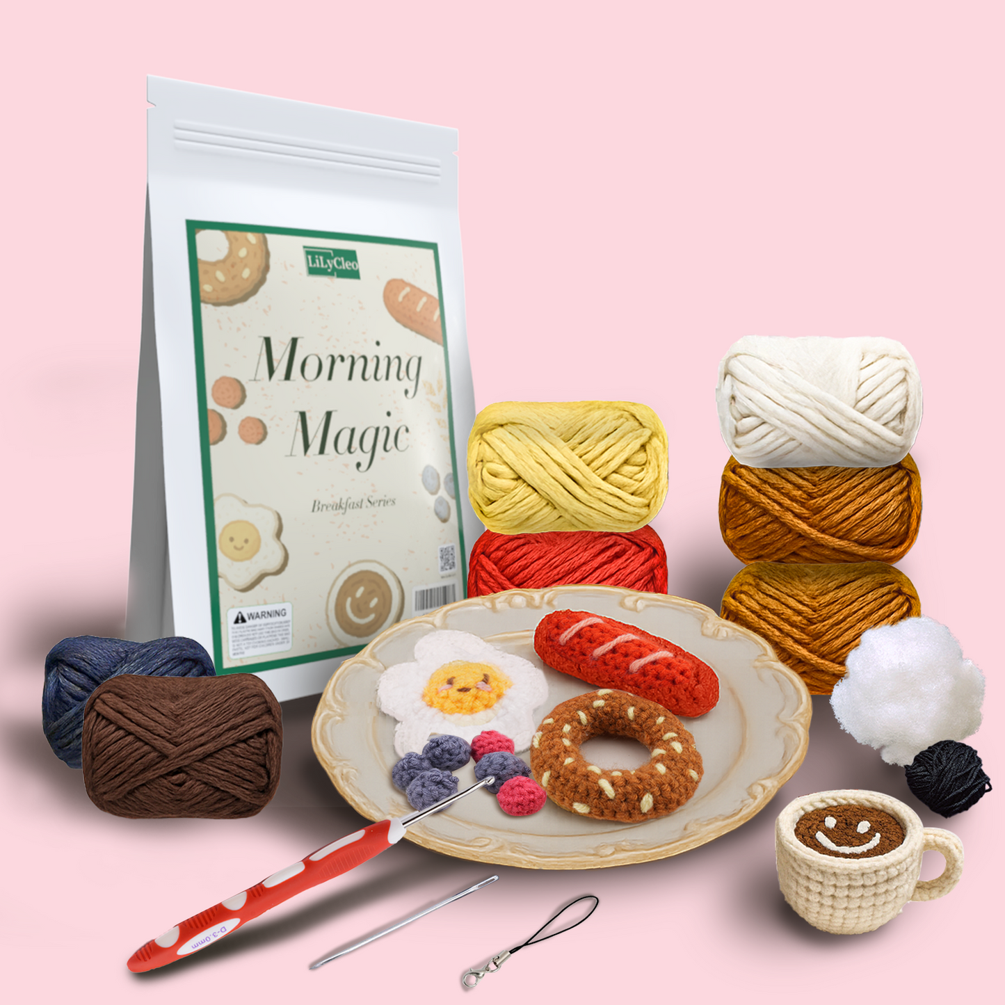 Bagel Party Crochet Kits