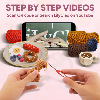 Bagel Party Crochet Kits