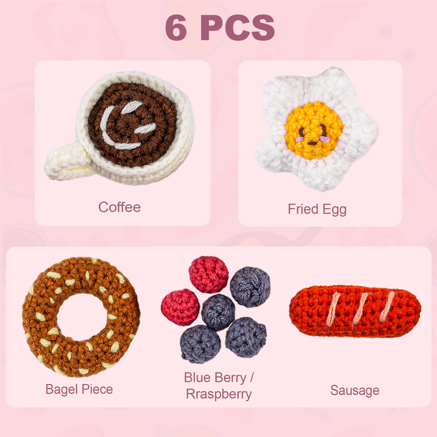 Bagel Party Crochet Kits