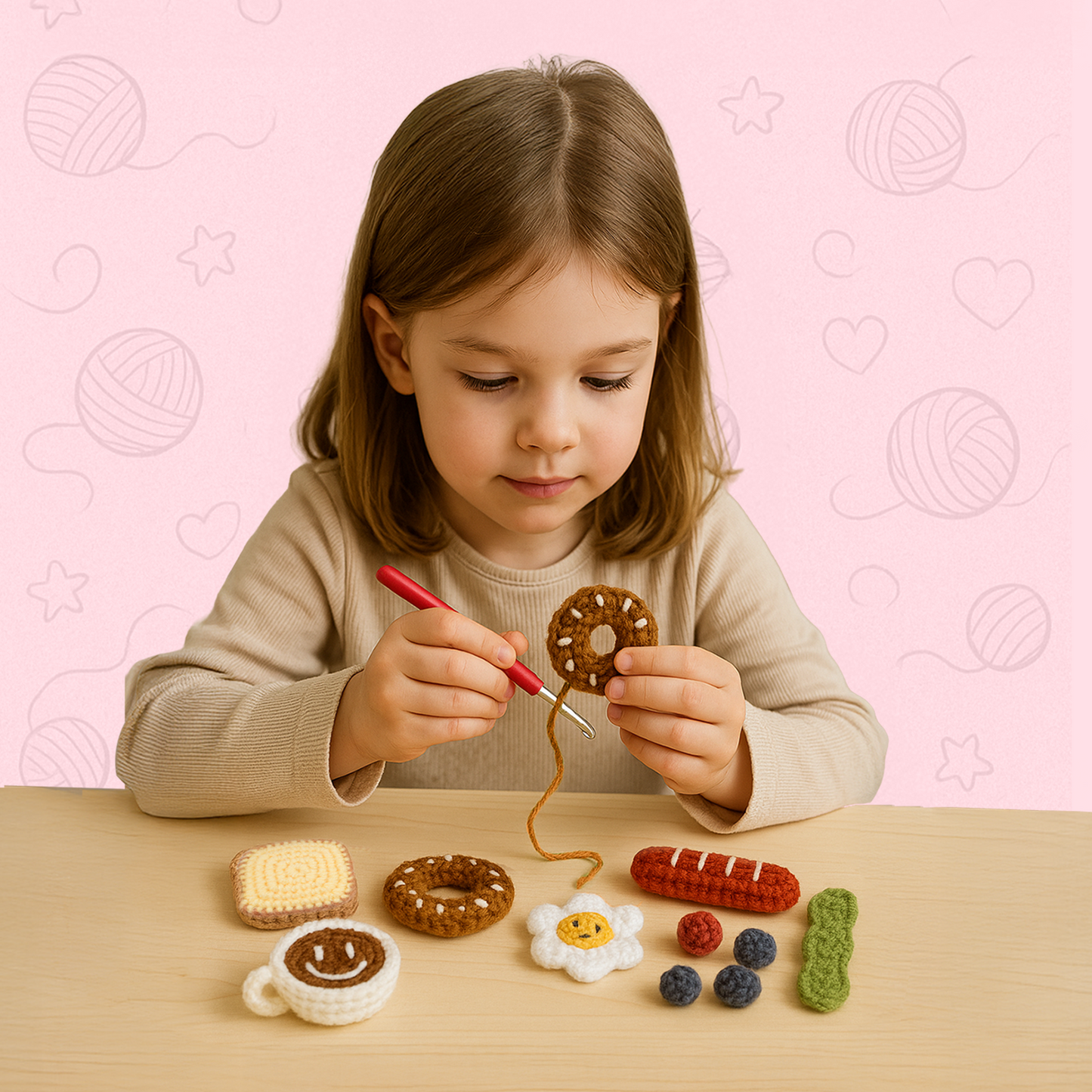 Bagel Party Crochet Kits