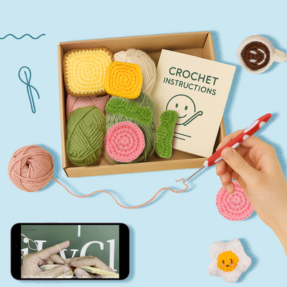 Cheese Party Crochet Kits