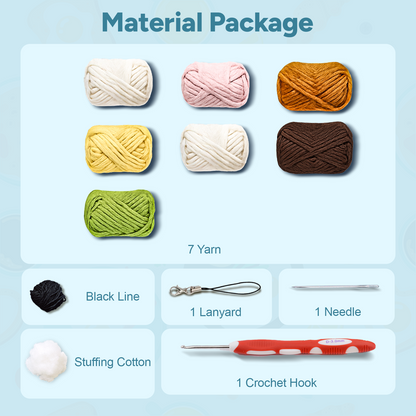 Cheese Party Crochet Kits