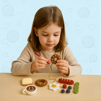 Cheese Party Crochet Kits