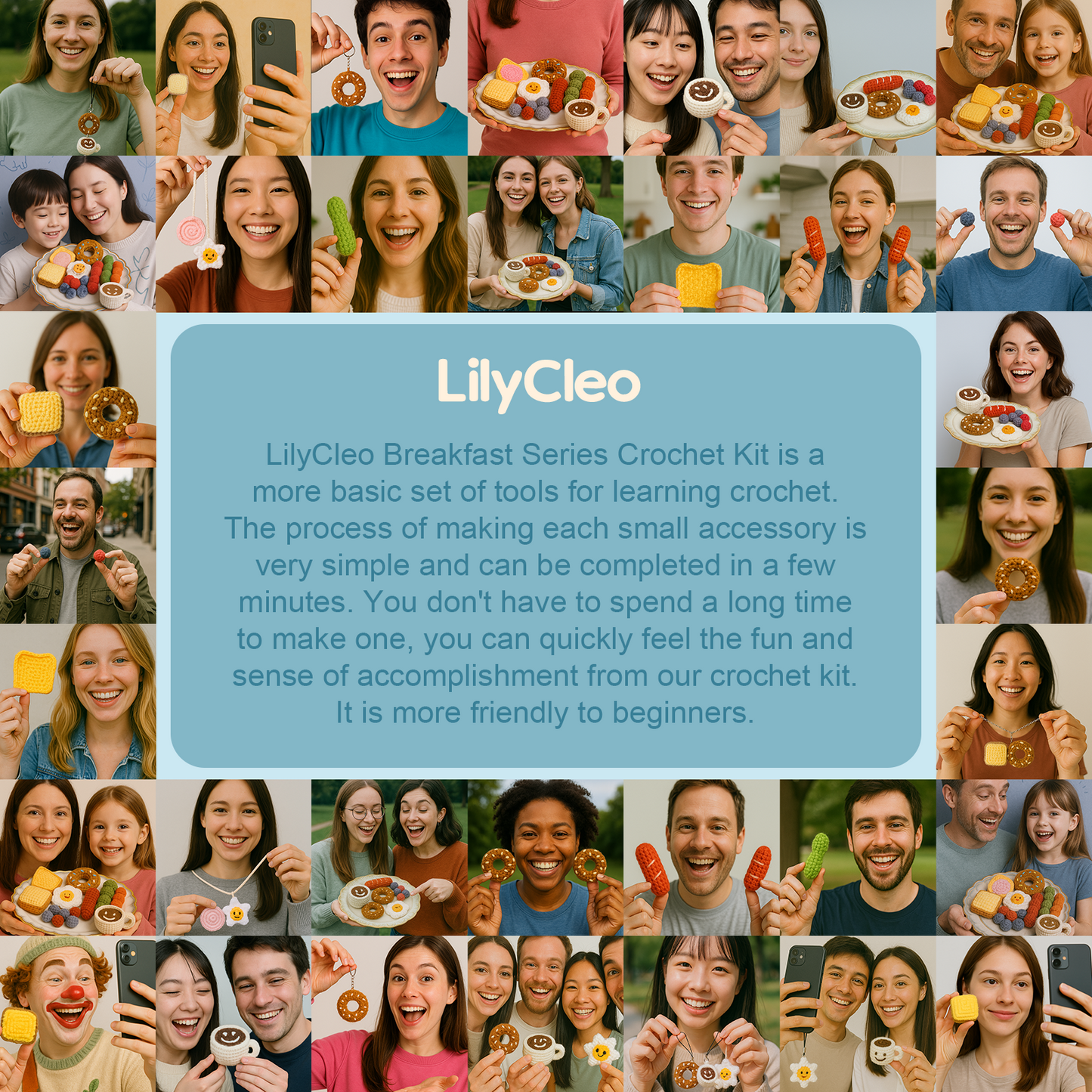 Cheese Party Crochet Kits