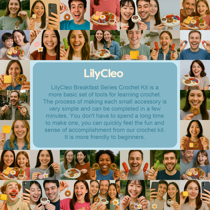 Cheese Party Crochet Kits